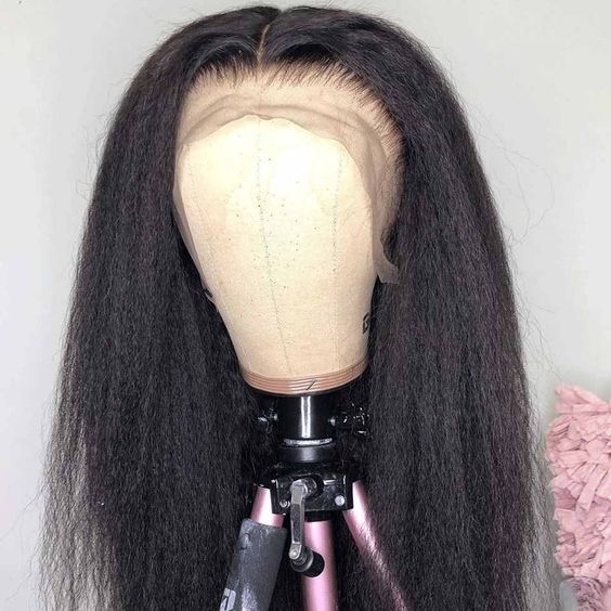 perruque lace wig kinky straight marque cluster crown