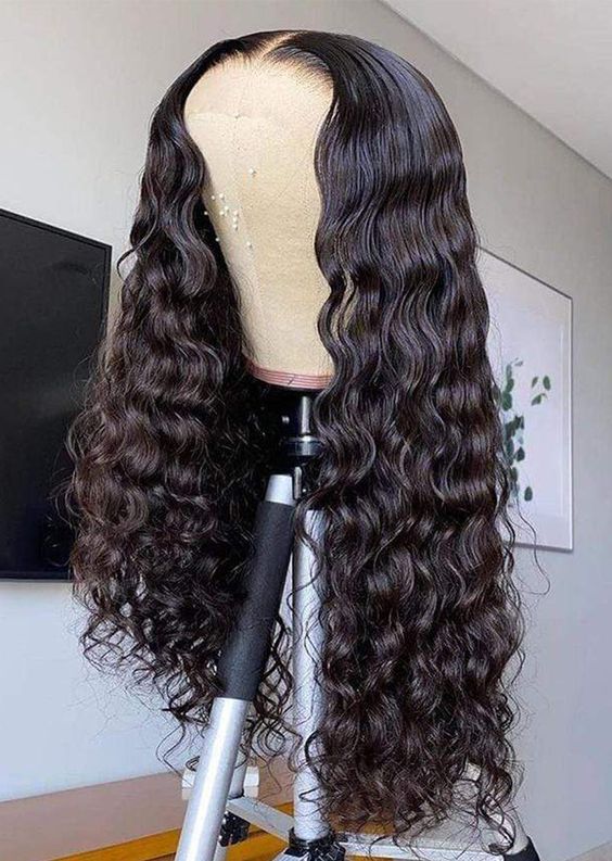 perruque lace wig loose wave mermaid marque cluster crown