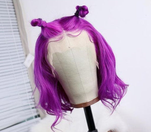 perruque lace wig mauve Purple rain marque cluster crown