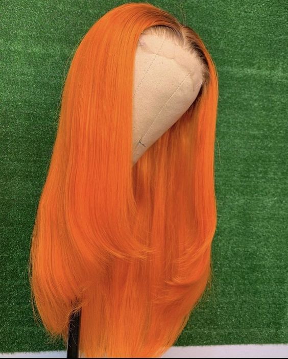 perruque lace wig orange vigilance orange marque cluster crown