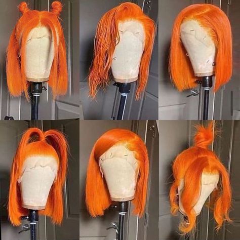 perruque lace wig orange vigilance orange marque cluster crown