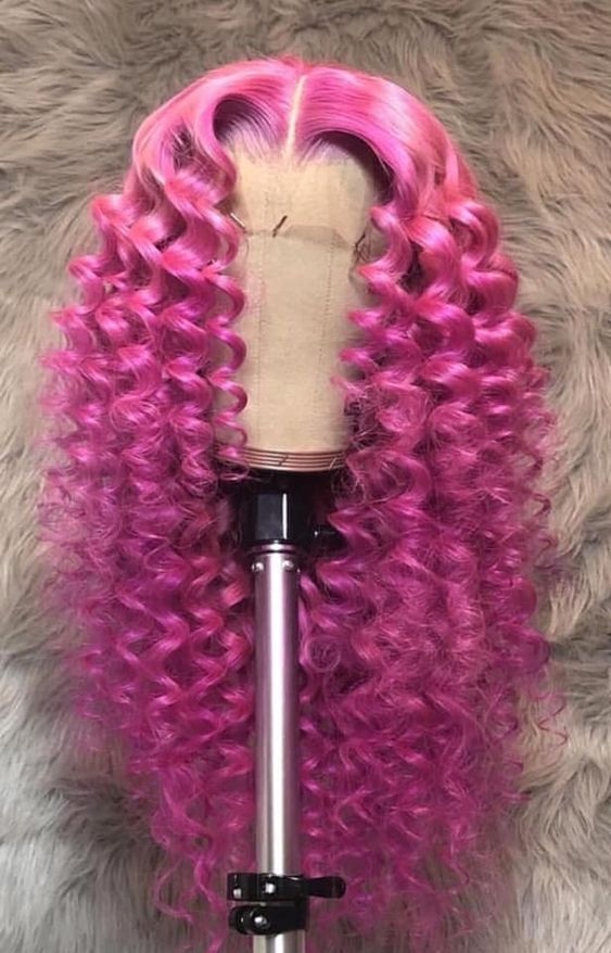 perruque lace wig rose foncé Sakura marque cluster crown