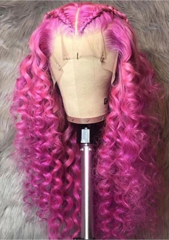 perruque lace wig rose foncé Sakura marque cluster crown