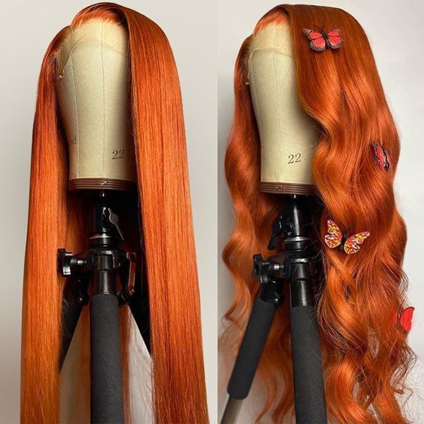 perruque lace wig roux Incandescente marque cluster crown