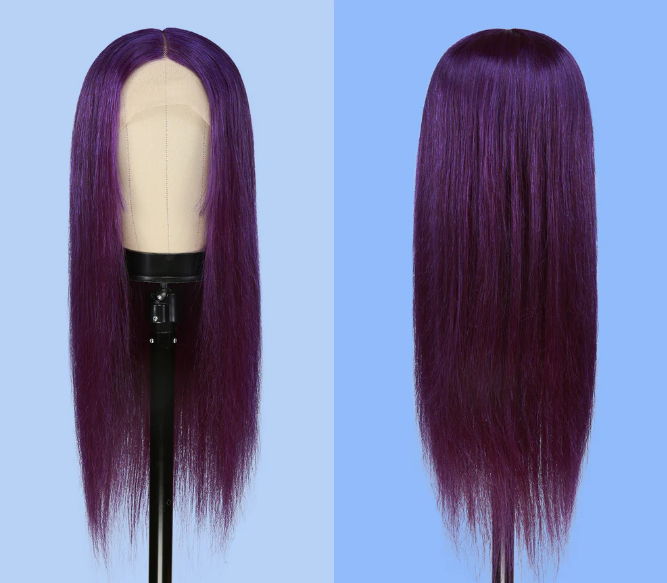 perruque lace wig violet Chakra couronne marque cluster crown