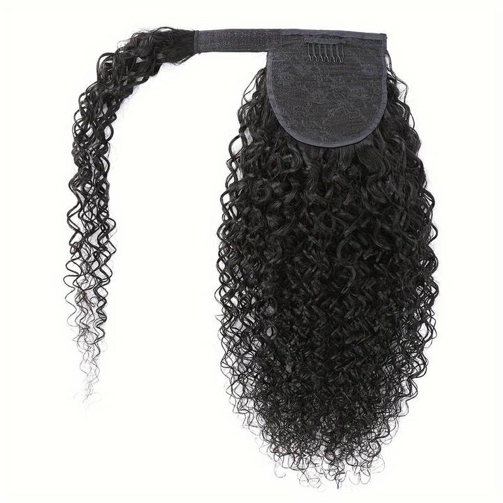 ponytail queue de cheval curly wave marque cluster crown
