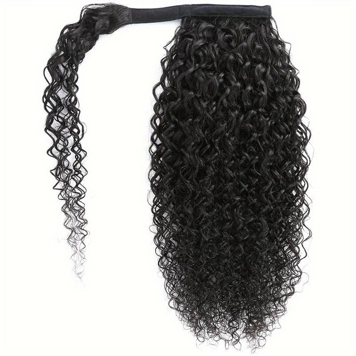 ponytail queue de cheval curly wave marque cluster crown