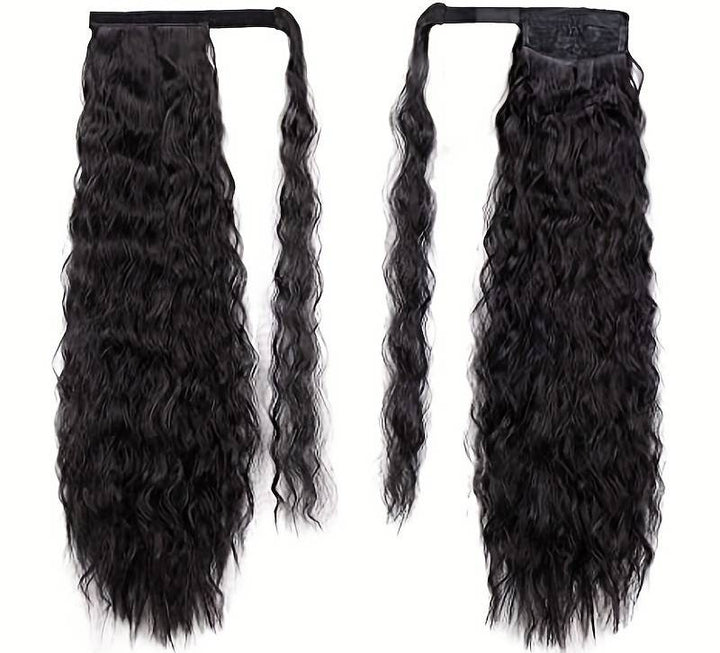 ponytail queue de cheval natural wave marque cluster crown