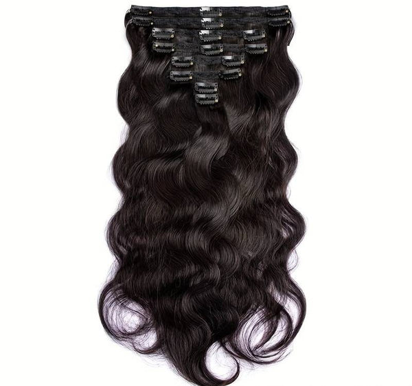 tissage à clips body wave marque cluster crown
