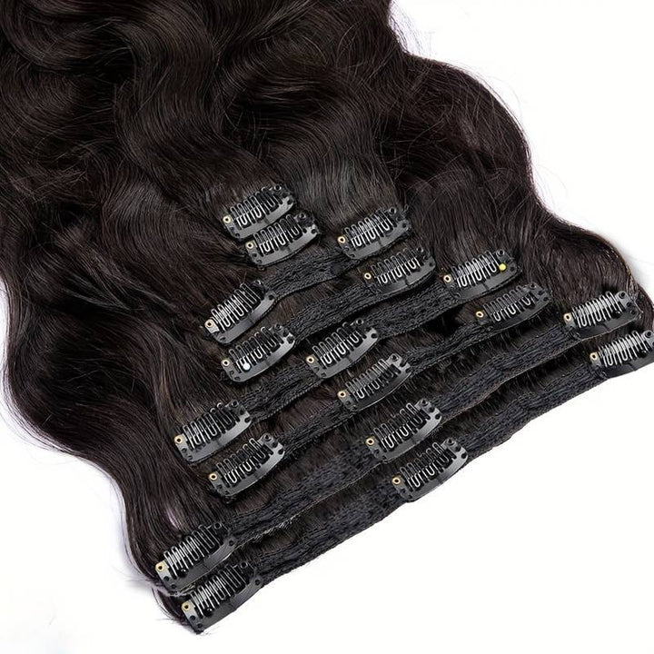 tissage à clips body wave marque cluster crown