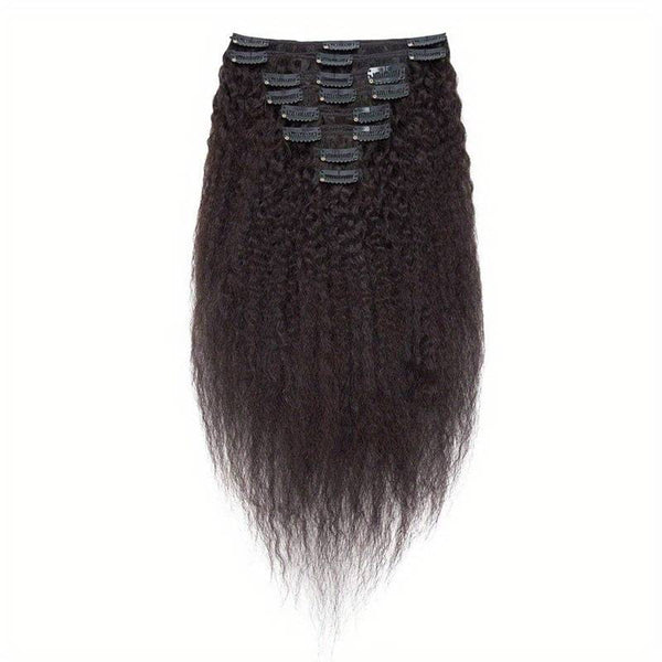 tissage à clips kinky straight marque cluster crown