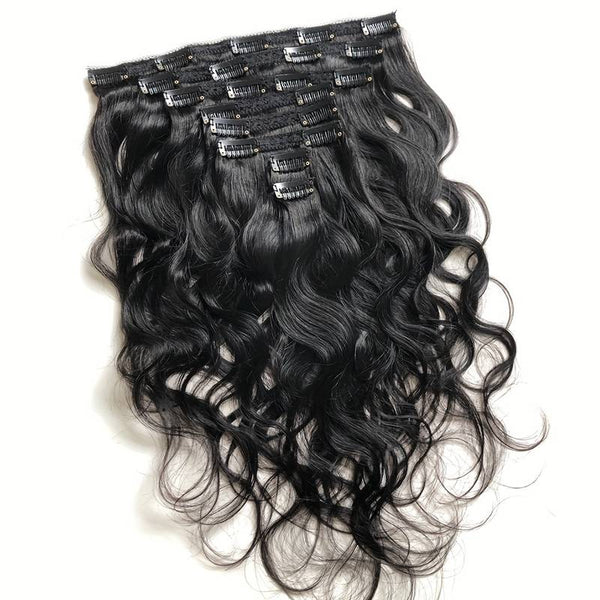 tissage à clipsnatural wave marque cluster crown