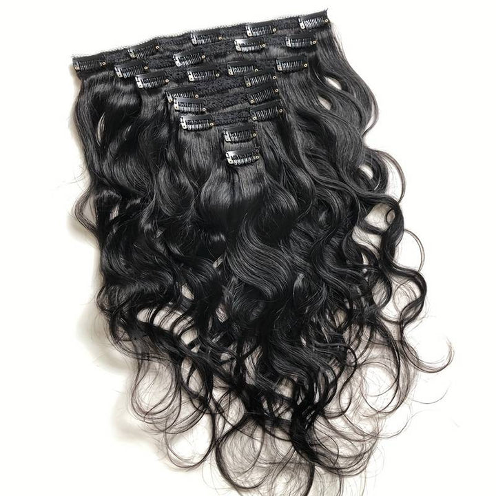 tissage à clipsnatural wave marque cluster crown